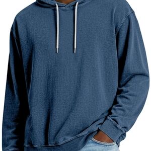 Classic Navy Blue Men's Hoodie